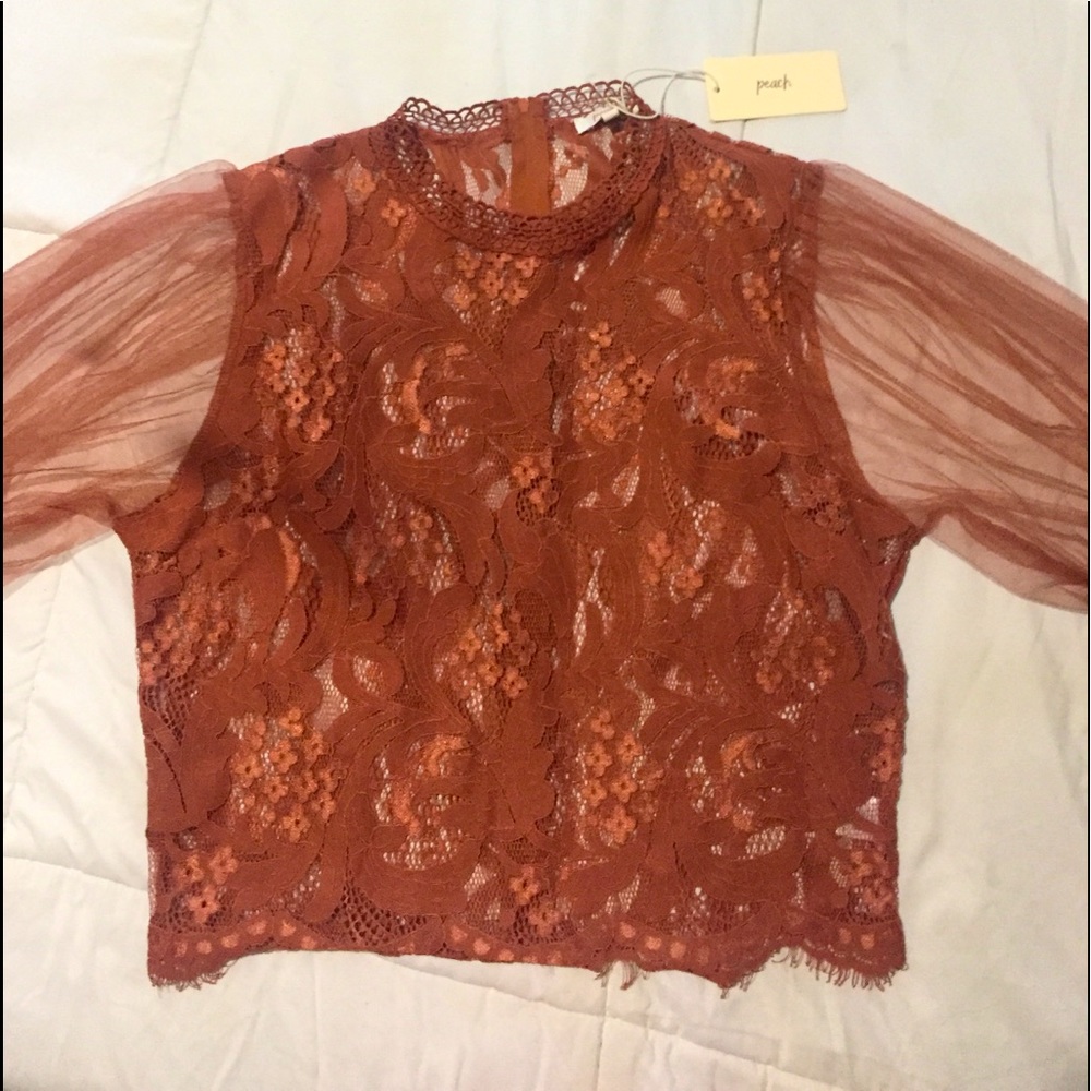 Elegant lace top